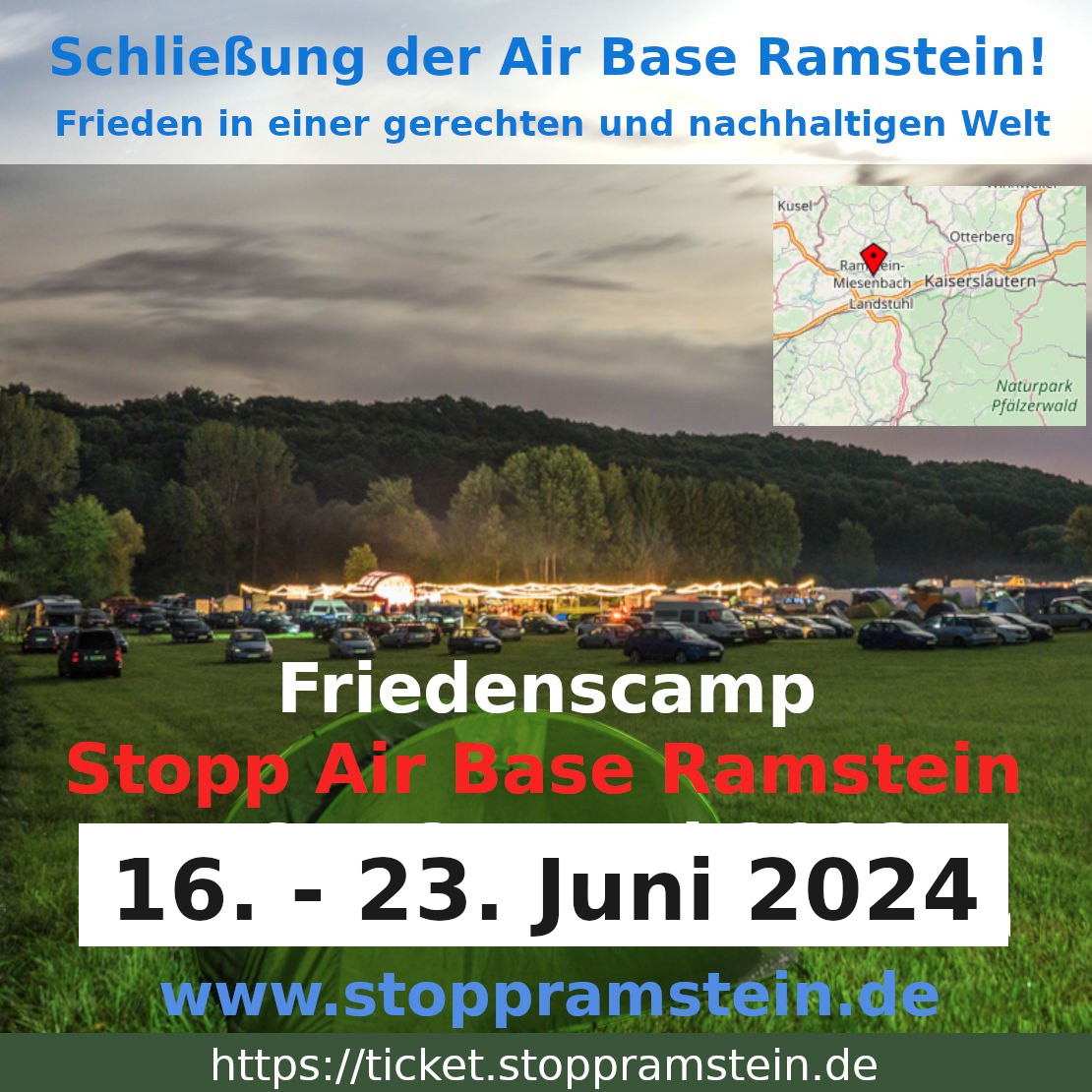 Friedenscamp Stopp Ramstein 16. 23.06.2024
