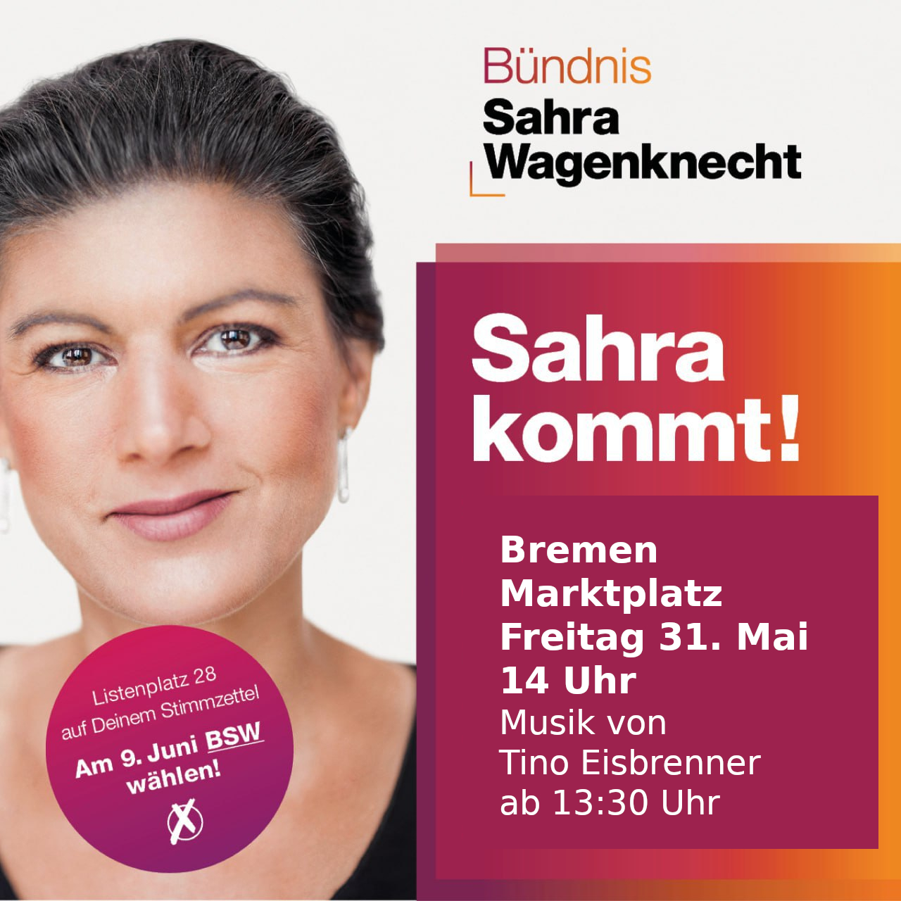 Sahra in Bremen 31. Mai 2024