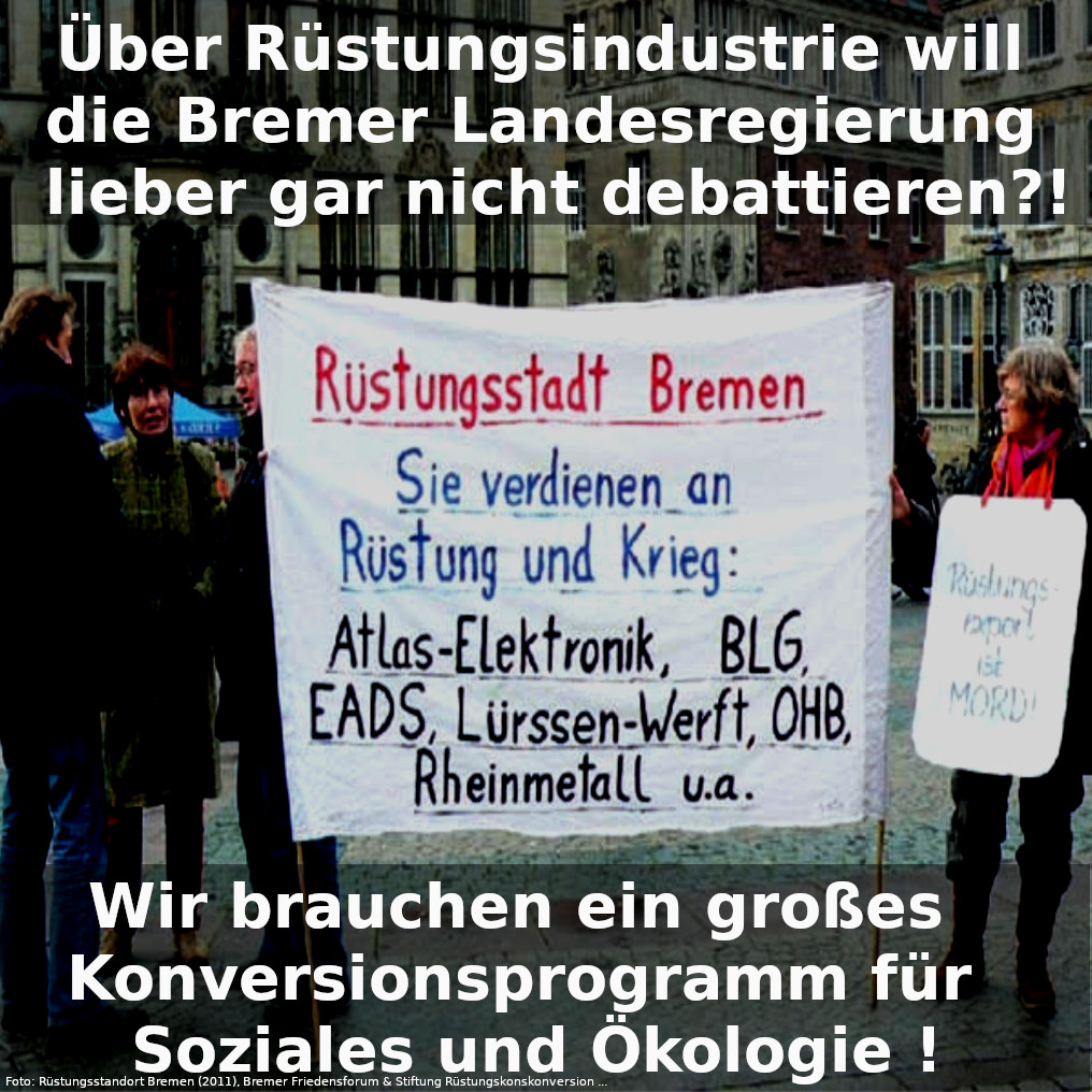 rüstung bremen büregrschafstdebatte